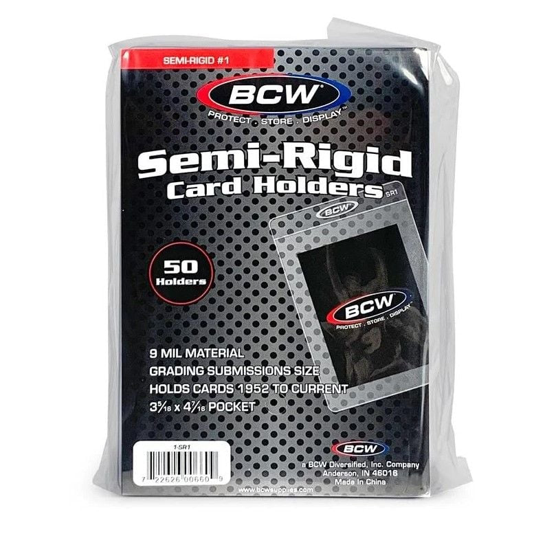 Semi-Rigid Card Holder #1 - 50 Holders