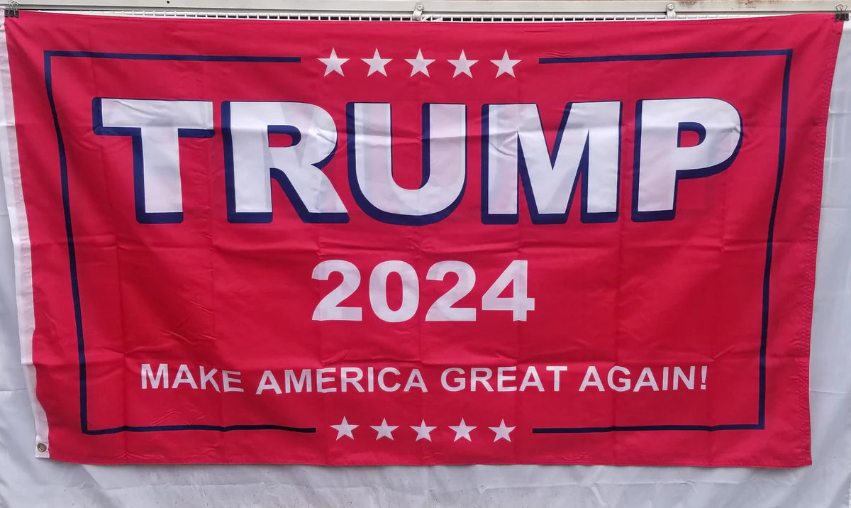 Trump 2024 MAGA 3x5ft Red Flag