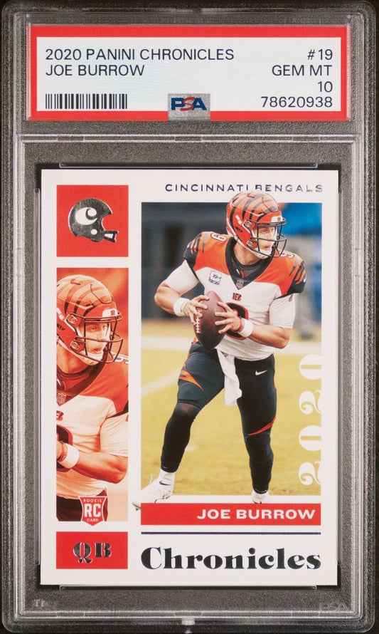 2020 Chronicles Joe Burrow PSA 10