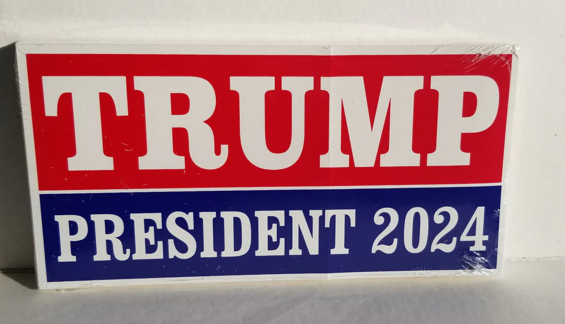 Pre-Order 10 Pack Trump President 2024 Bumper Stickers