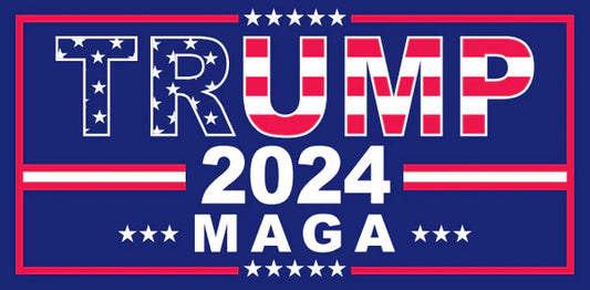 Pre-Order 10 Pack Trump 2024 M A G A - Bumper Stickers