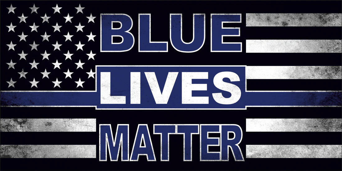 Pre-Order 10 Pack Blue Lives Matter - Bumper Stickers