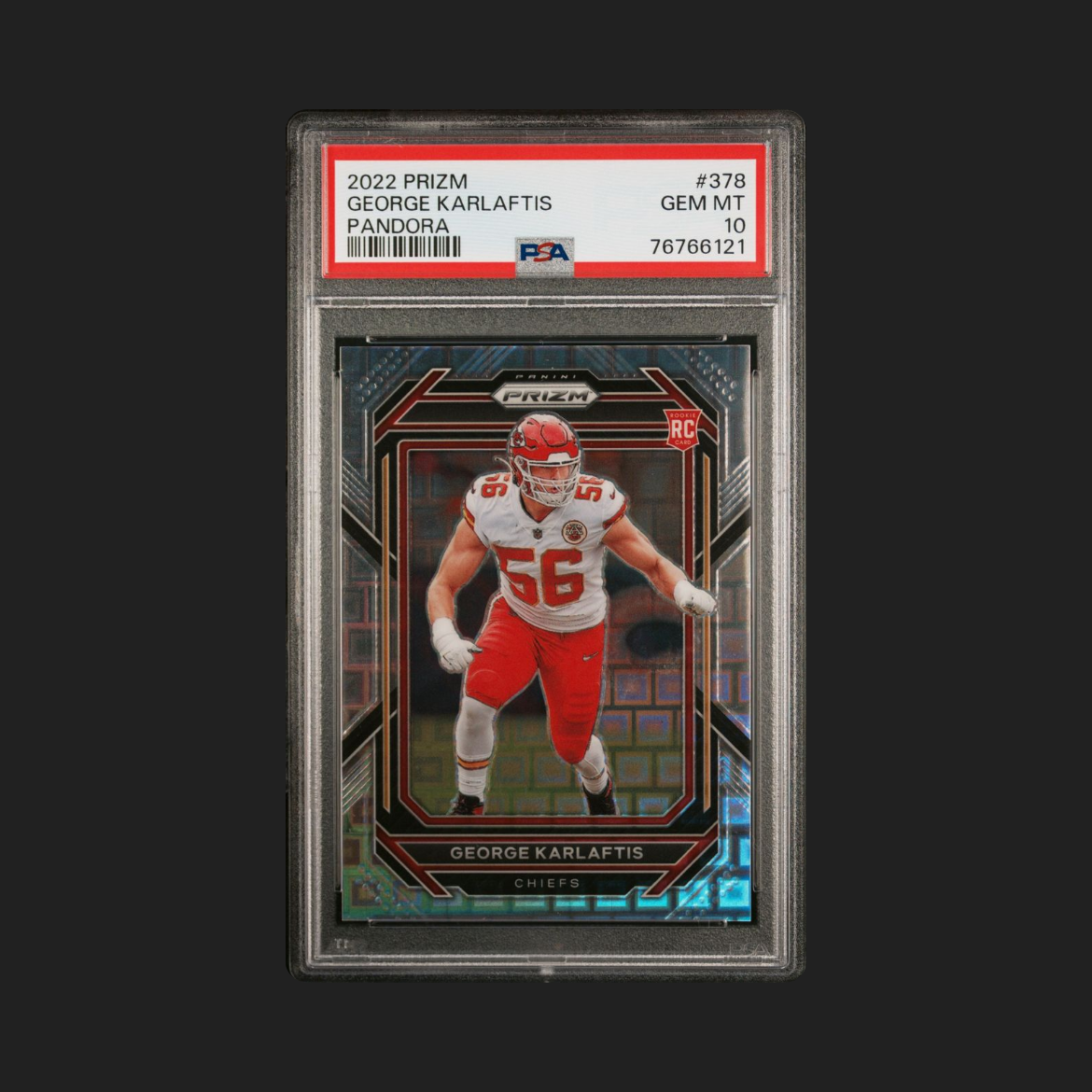 2022 Prizm Pandora George Karlaftis /400 #378 PSA 10