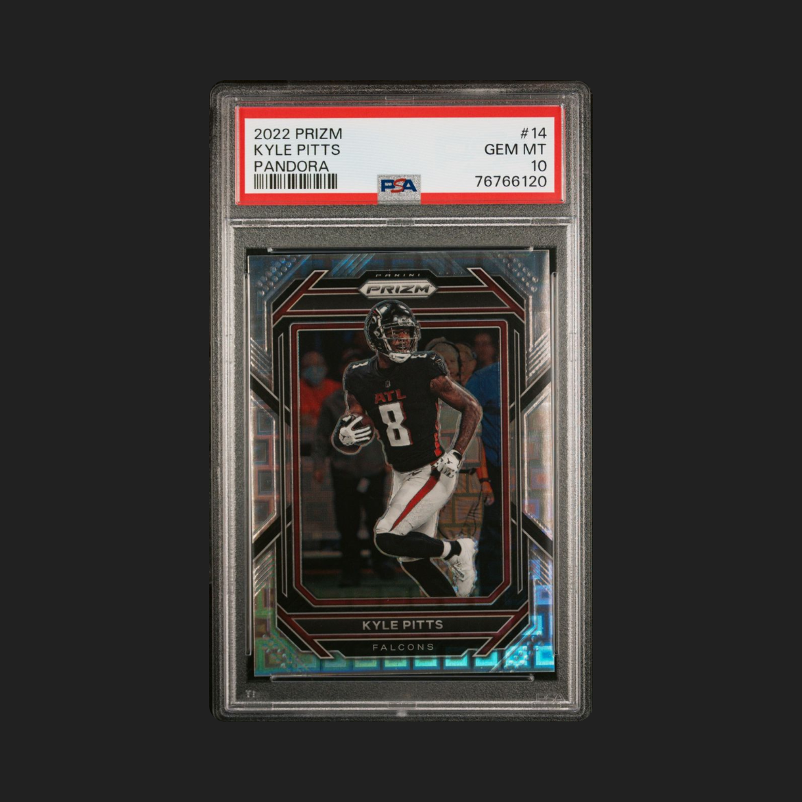 2022 Prizm Pandora Kyle Pitts /400 #14 PSA 10