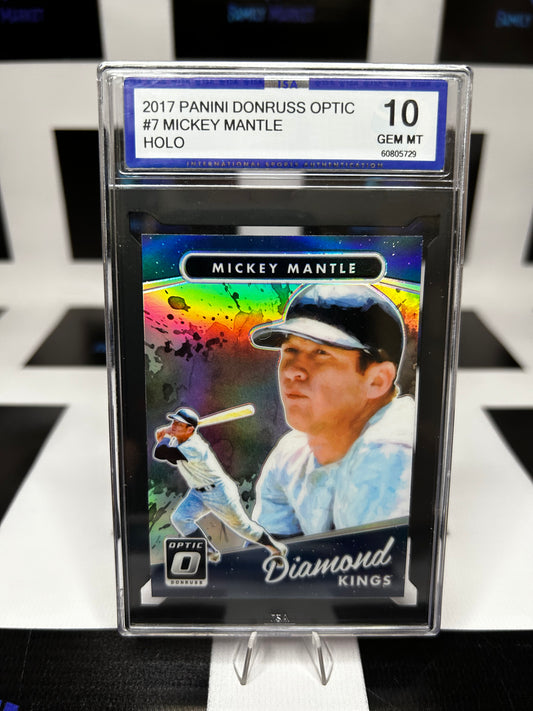 2017 Donruss Optic Holo Mickey Mantle #7